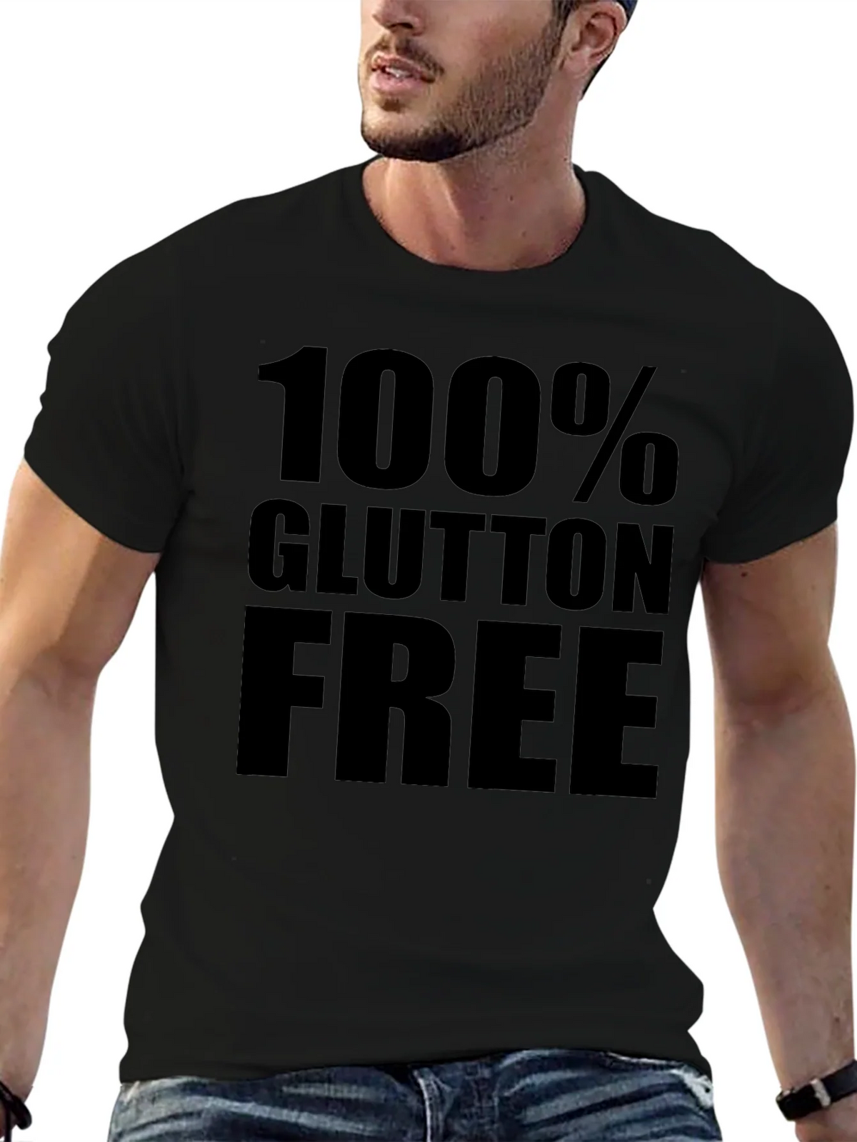 100% Gluten Free Black Graphic Tee product image 6
