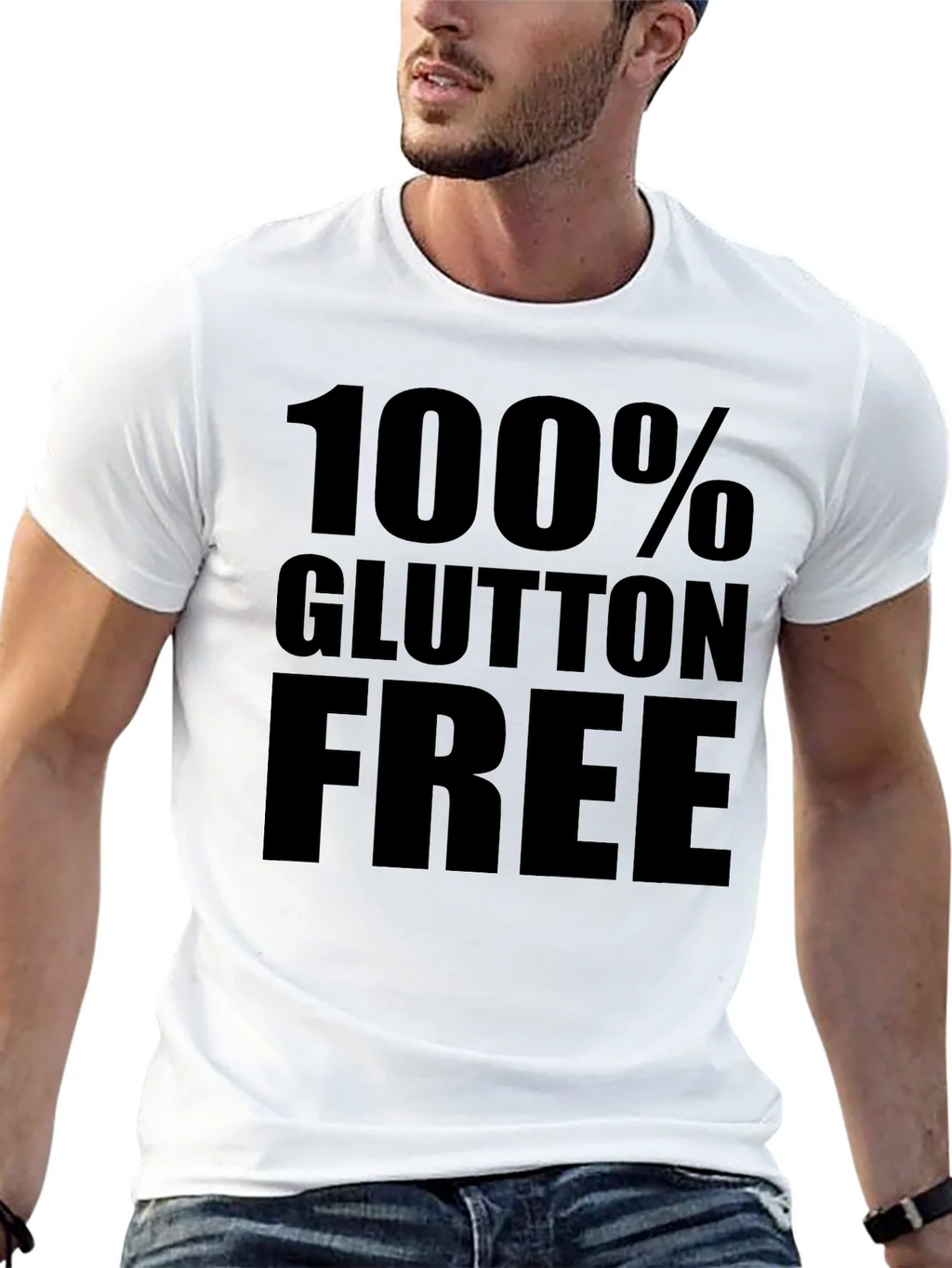 100% Gluten Free Black Graphic Tee product image 12