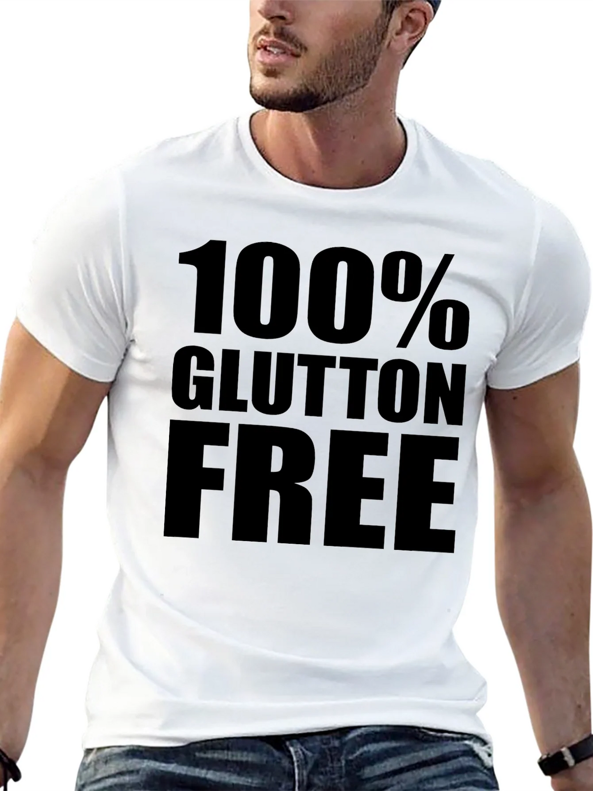 100% Gluten Free Black Graphic Tee product image 12
