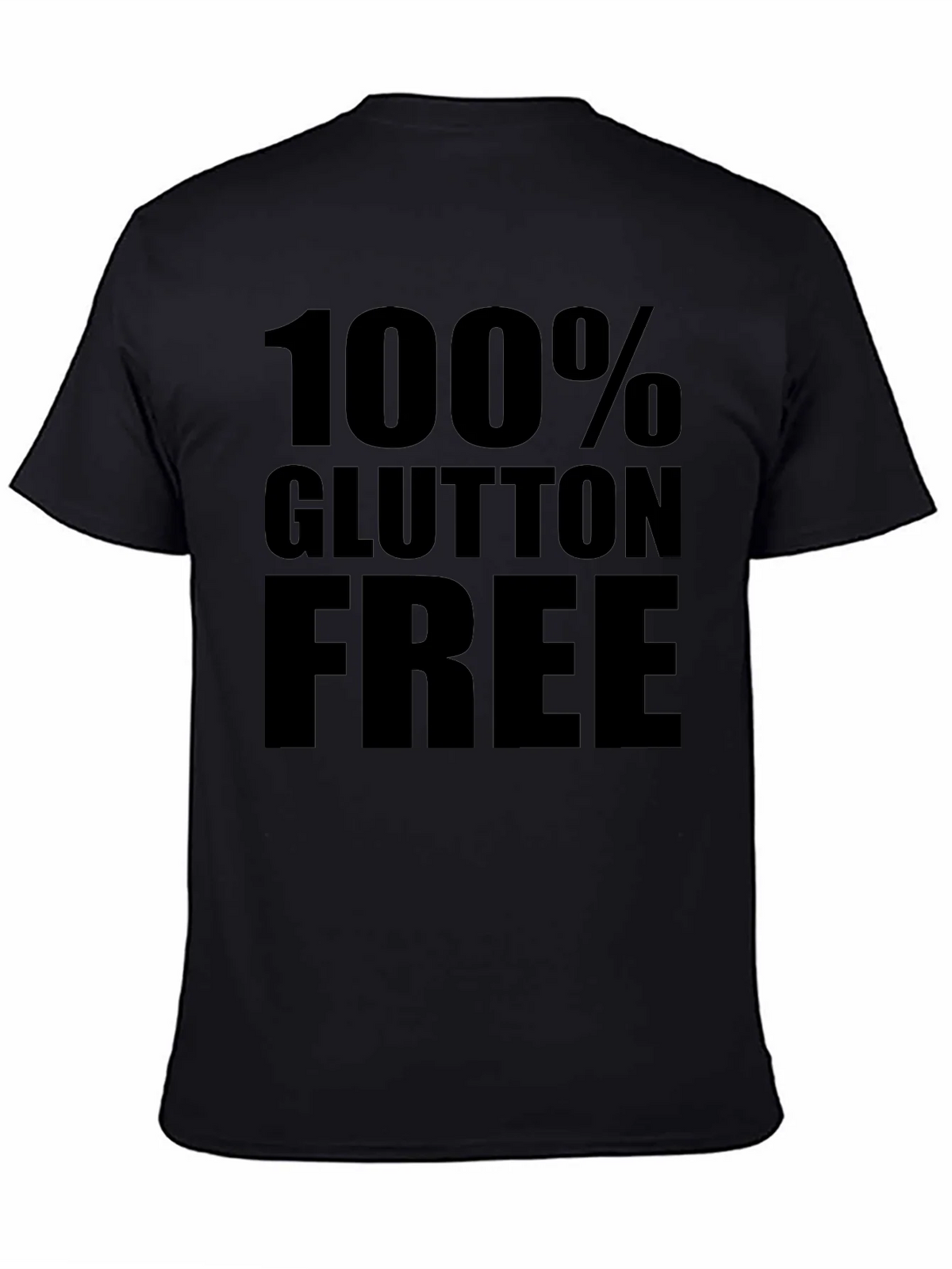 100% Gluten Free Black Graphic Tee product image 4