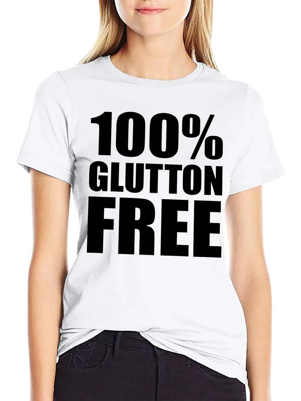 100% Gluten Free Black Graphic Tee product image 8