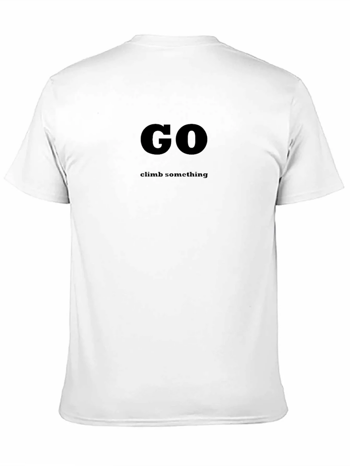 Go Climb Something Black Graphic T-Shirt product image 9