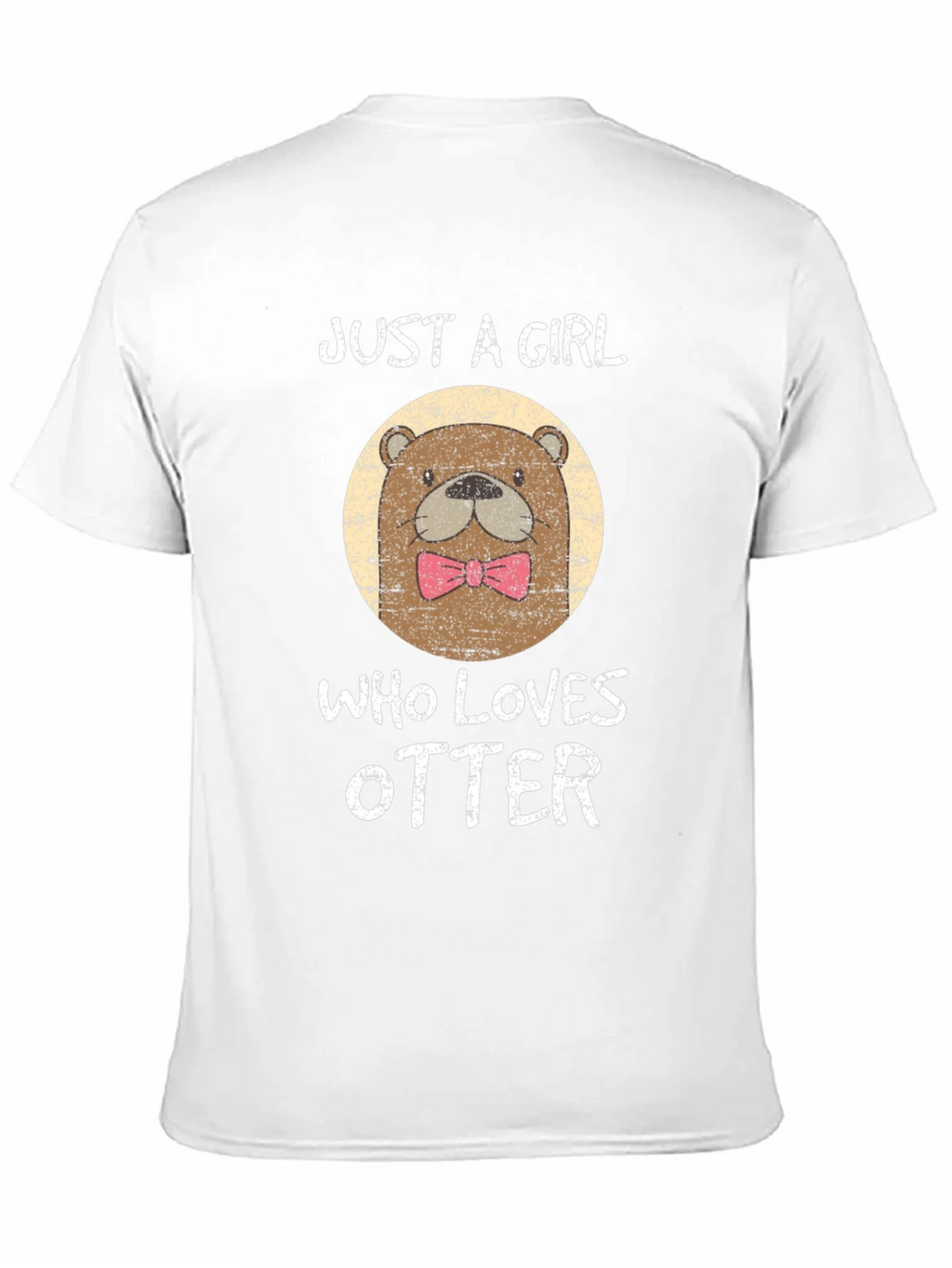 Just a Girl Who Loves Otters Black T-Shirt product image 10