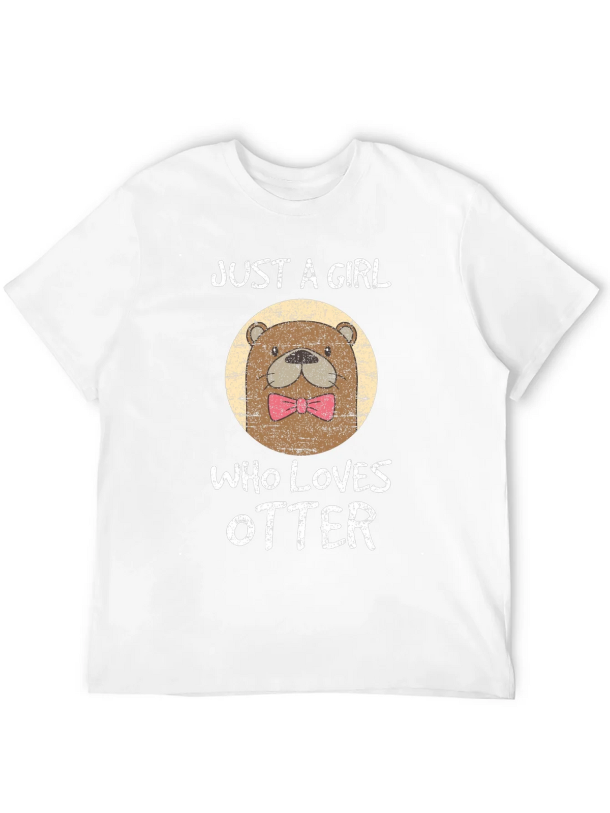Just a Girl Who Loves Otters Black T-Shirt product image 11