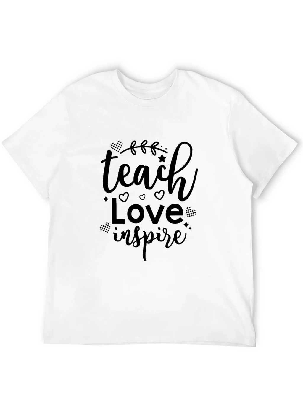 Teach Love Inspire Black Graphic Tee product image 11