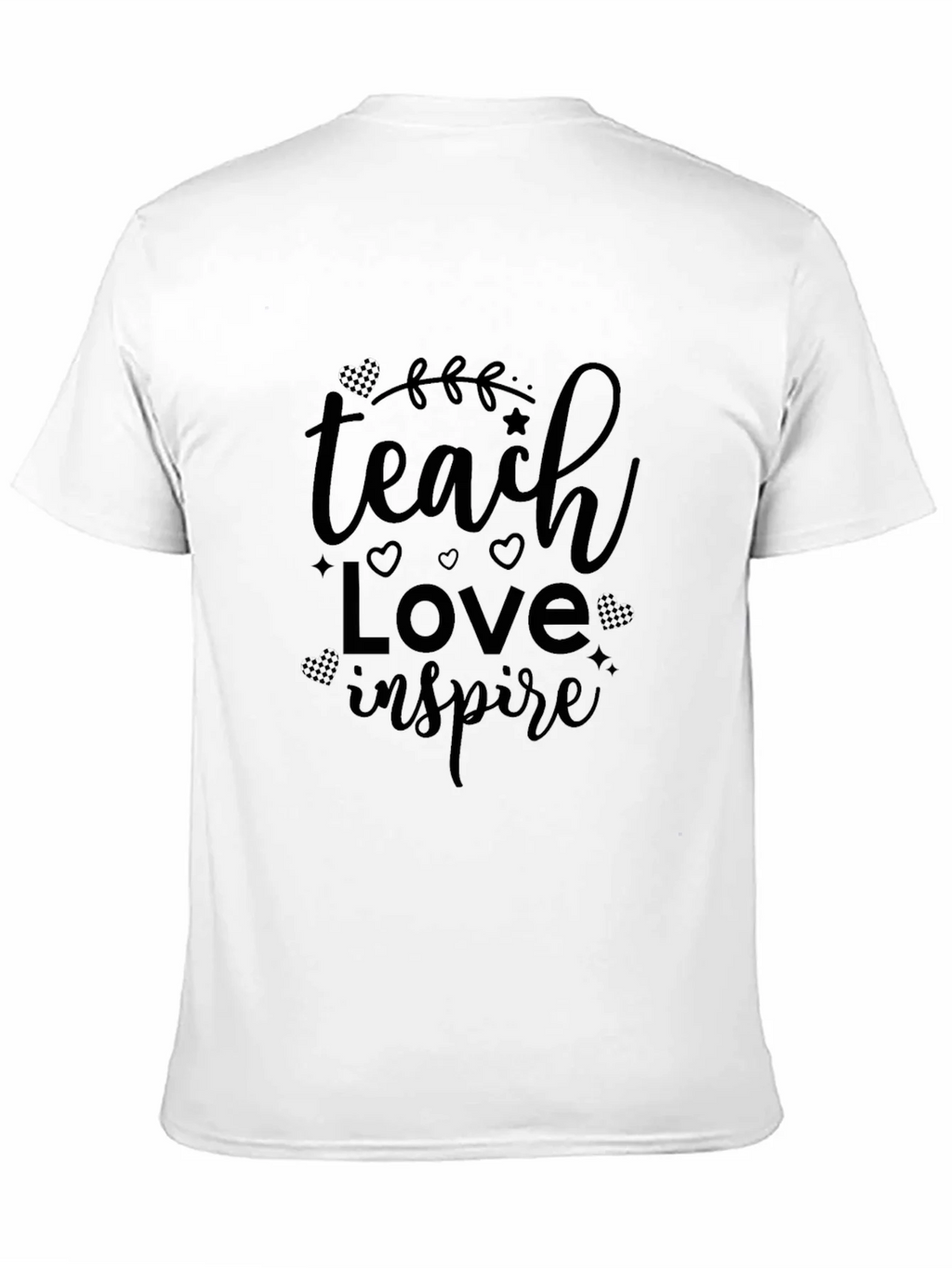 Teach Love Inspire Black Graphic Tee product image 10