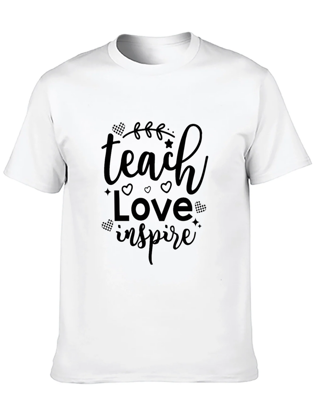 Teach Love Inspire Black Graphic Tee product image 9
