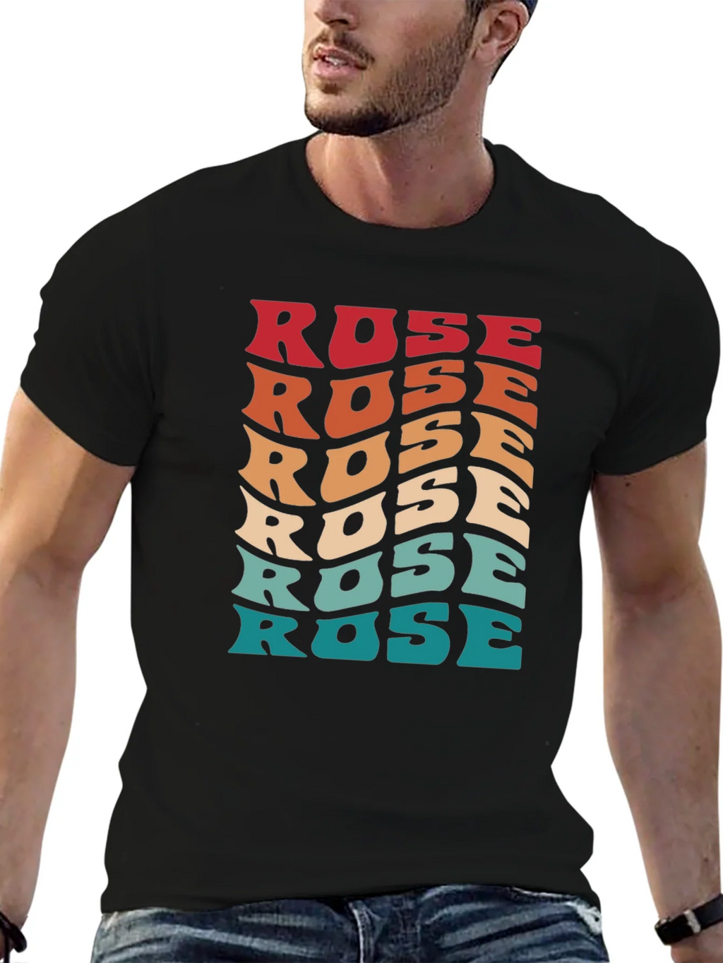 Retro Rose Graphic Tee - Unisex product image 3
