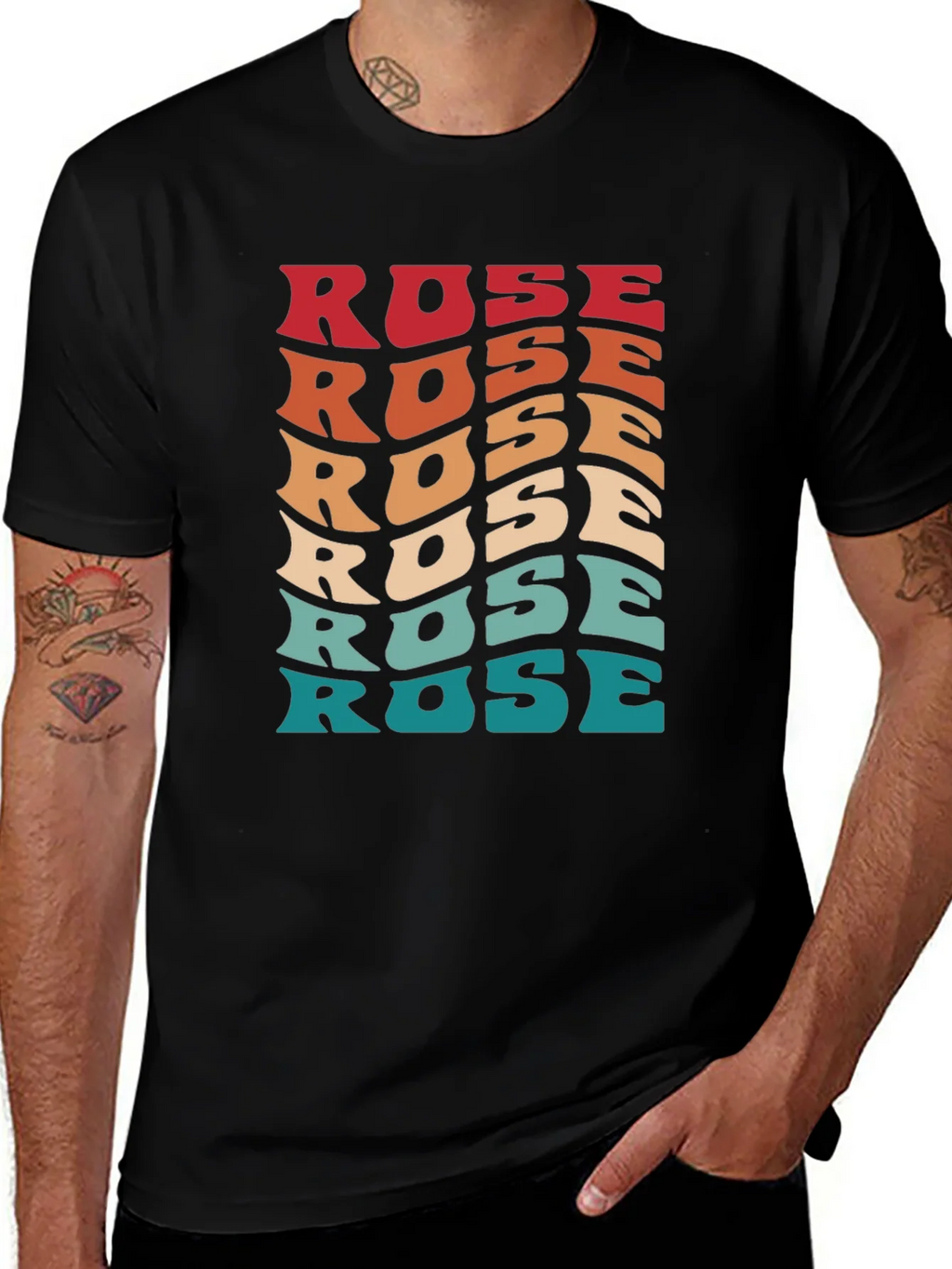 Retro Rose Graphic Tee - Unisex product image 1