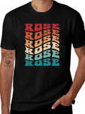Retro Rose Graphic Tee - Unisex product image 1