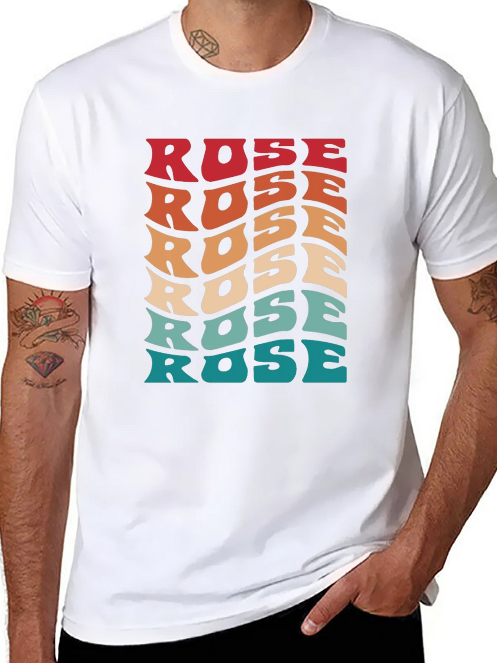 Retro Rose Graphic Tee - Unisex product image 4