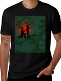 Romantic Proposal Graphic Tee - Stylish Black T-Shirt product image 1