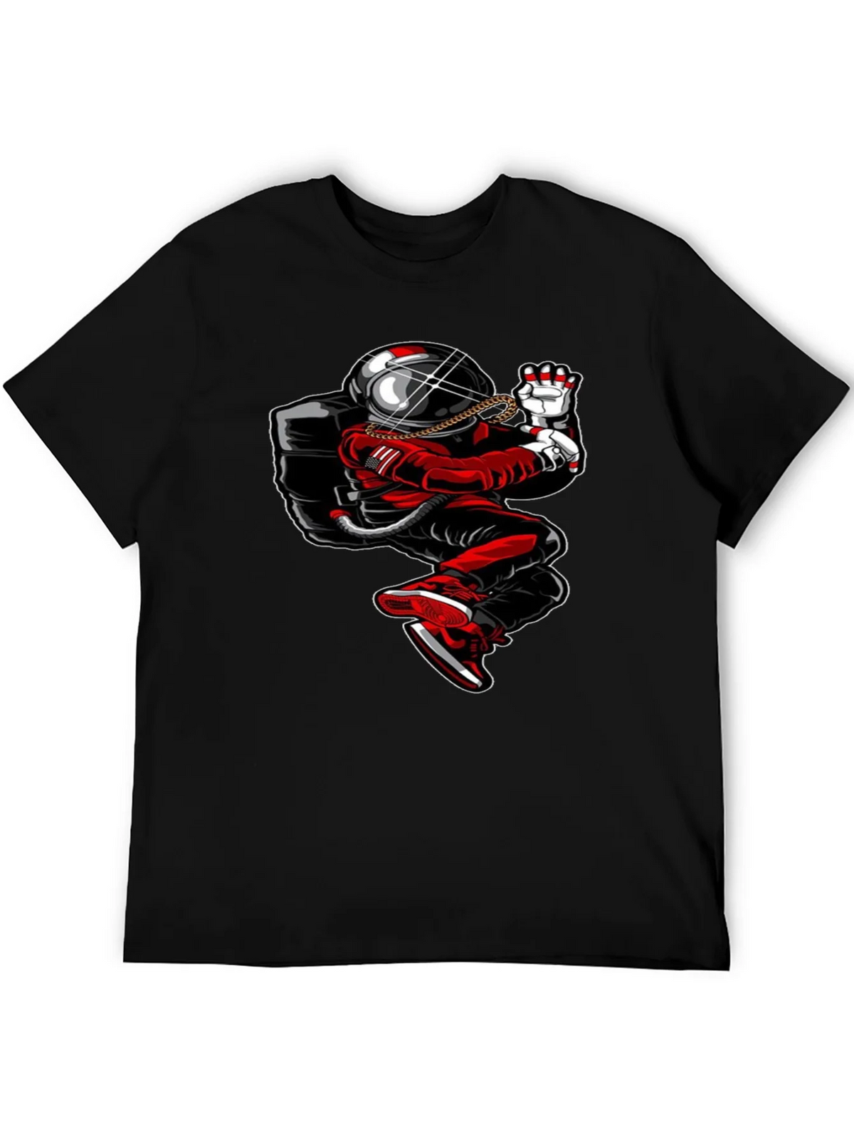 Astronaut Drip T-Shirt - Streetwear Space Tee product image 5