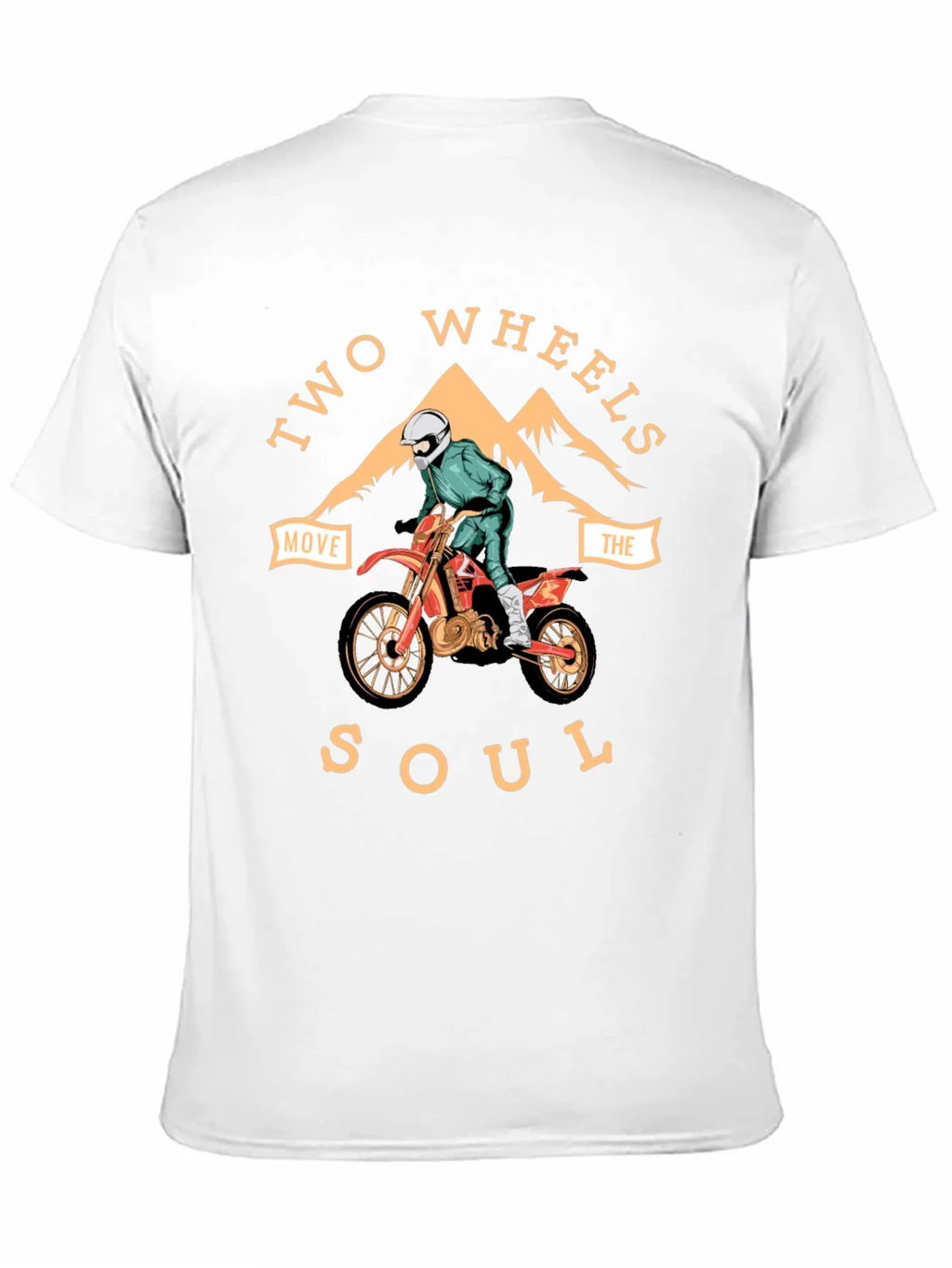 Two Wheels Move the Soul Graphic Tee product image 10