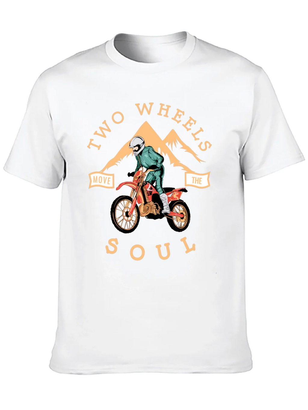 Two Wheels Move the Soul Graphic Tee product image 9