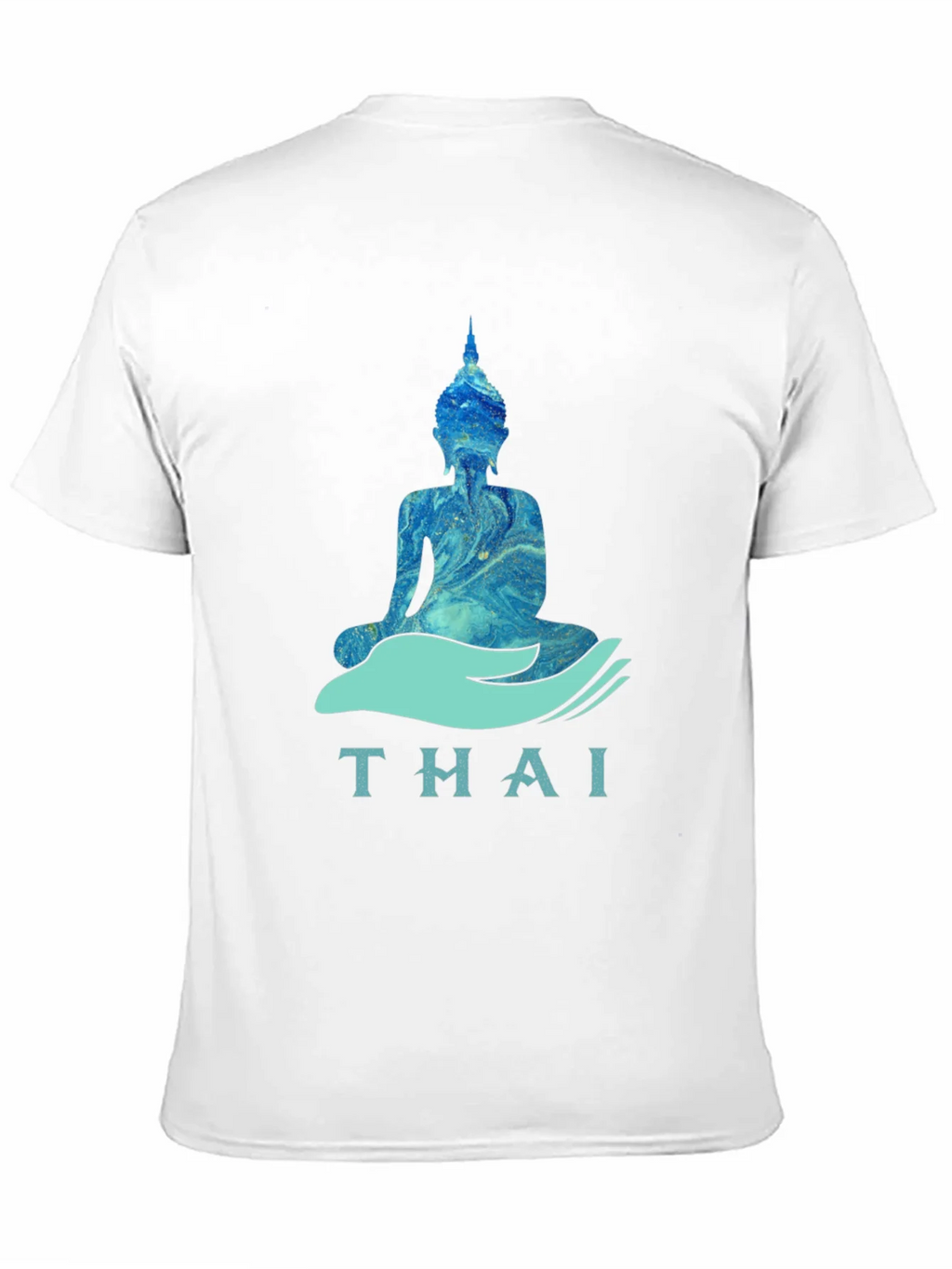 Thai Buddha Graphic T-Shirt - Black product image 8