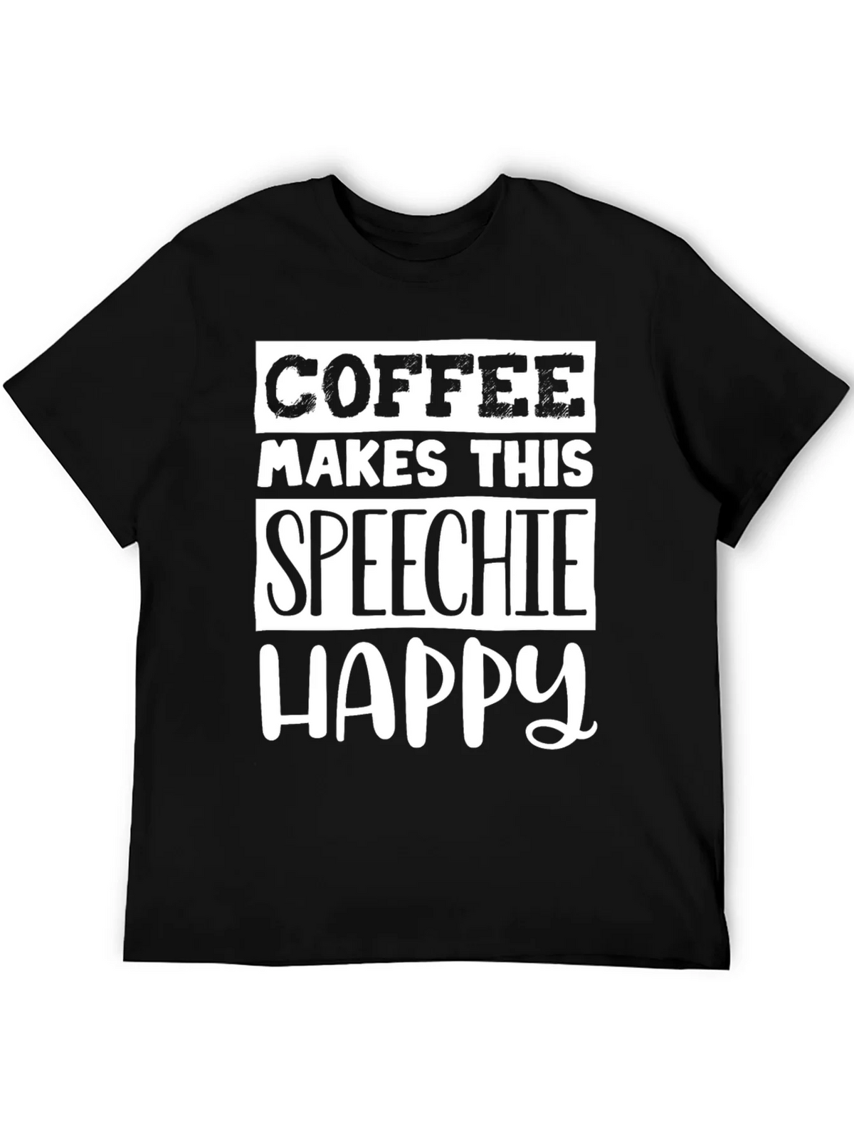 Coffee Makes This Speechie Happy - Graphic Tee product image 5