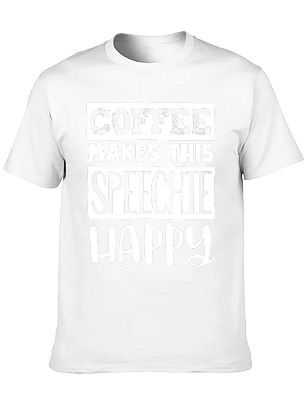 Coffee Makes This Speechie Happy - Graphic Tee product image 9