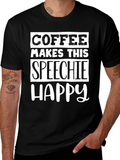 Coffee Makes This Speechie Happy - Graphic Tee product image 1