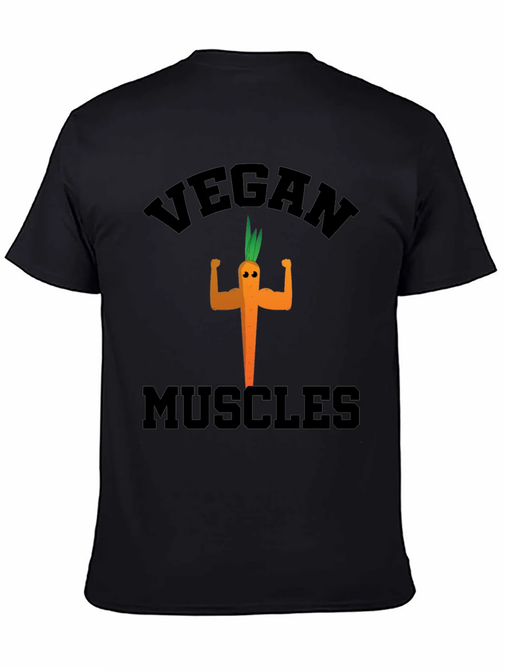 Vegan Muscles Black Graphic Tee product image 2