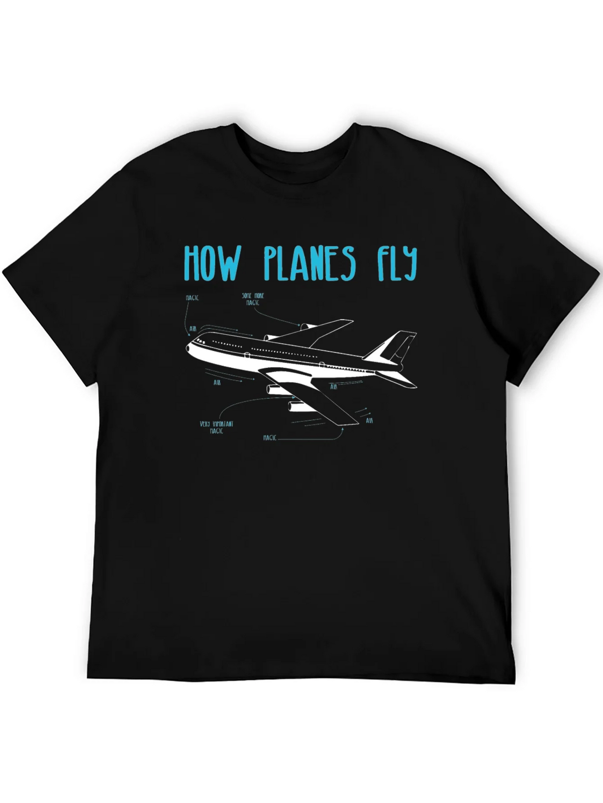 How Planes Fly Graphic T-Shirt product image 5