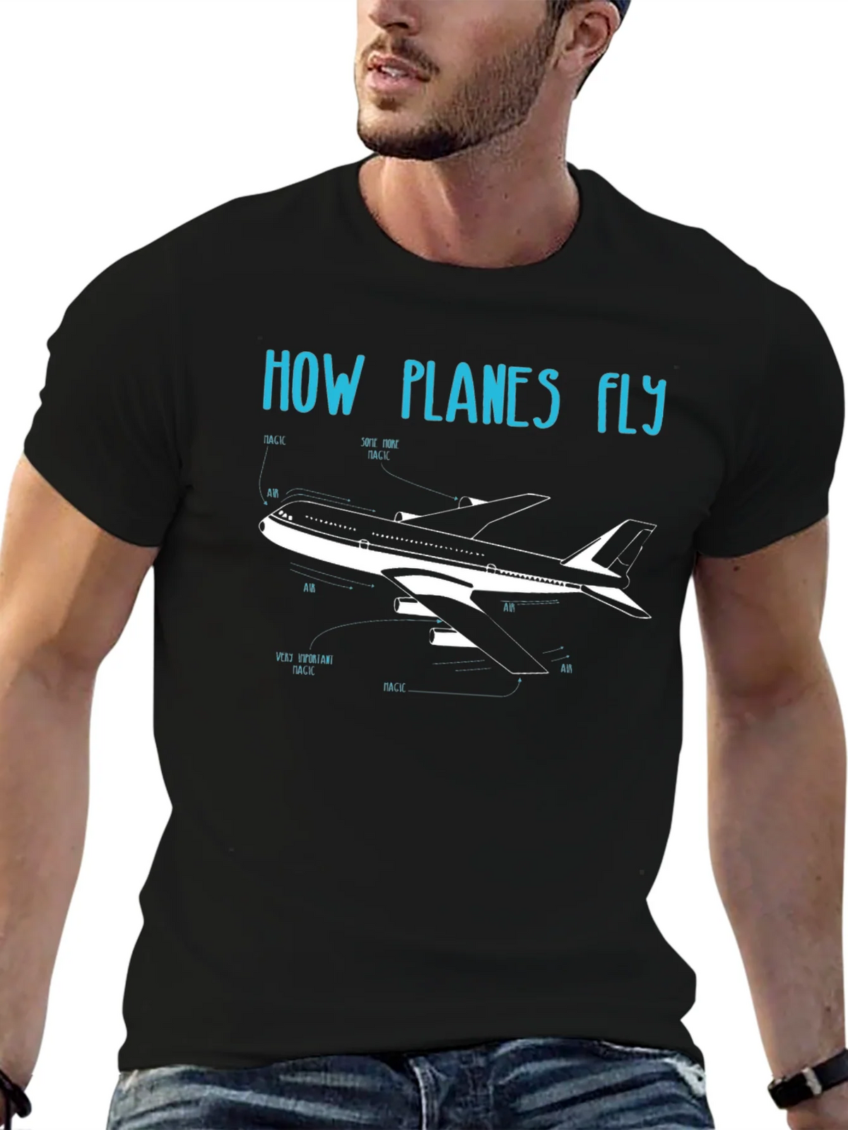 How Planes Fly Graphic T-Shirt product image 6