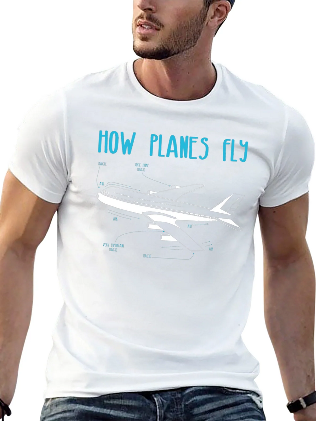 How Planes Fly Graphic T-Shirt product image 12