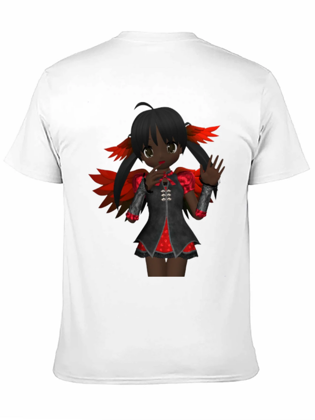 Anime Girl Graphic Tee - Dark Fantasy Style product image 7
