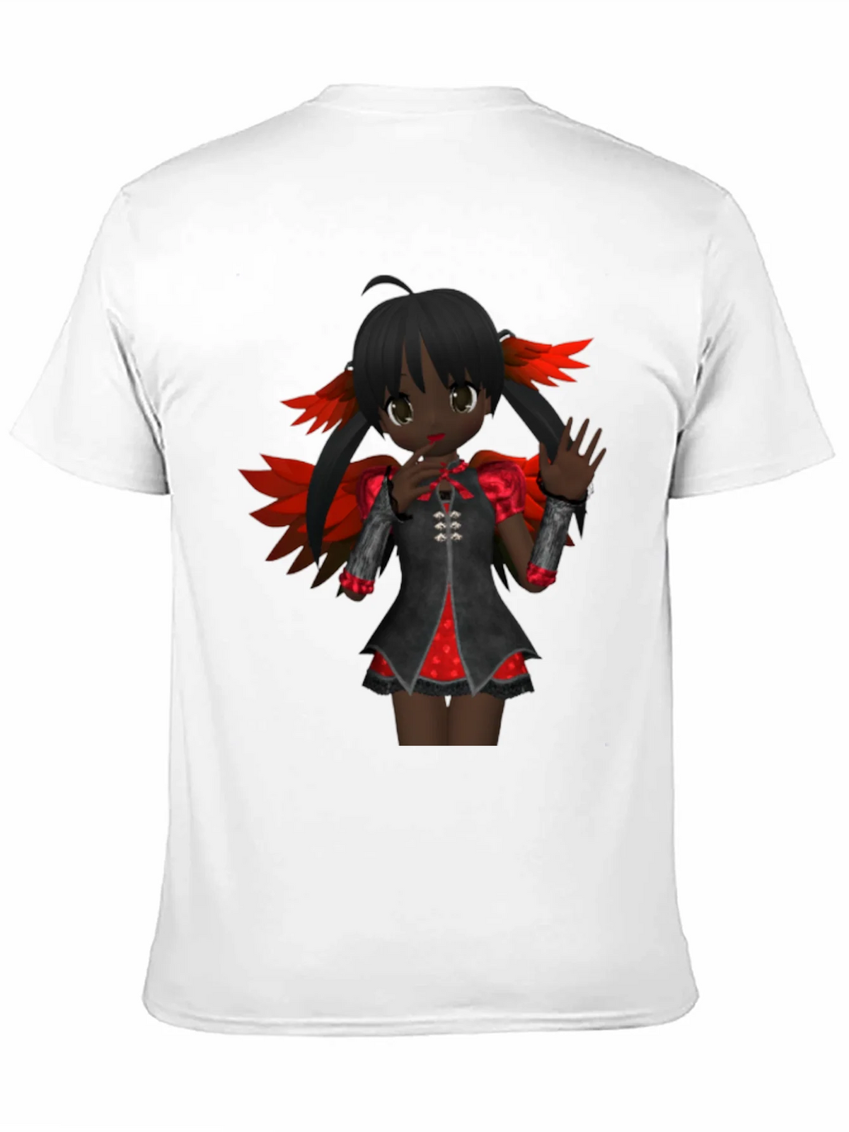 Anime Girl Graphic Tee - Dark Fantasy Style product image 7