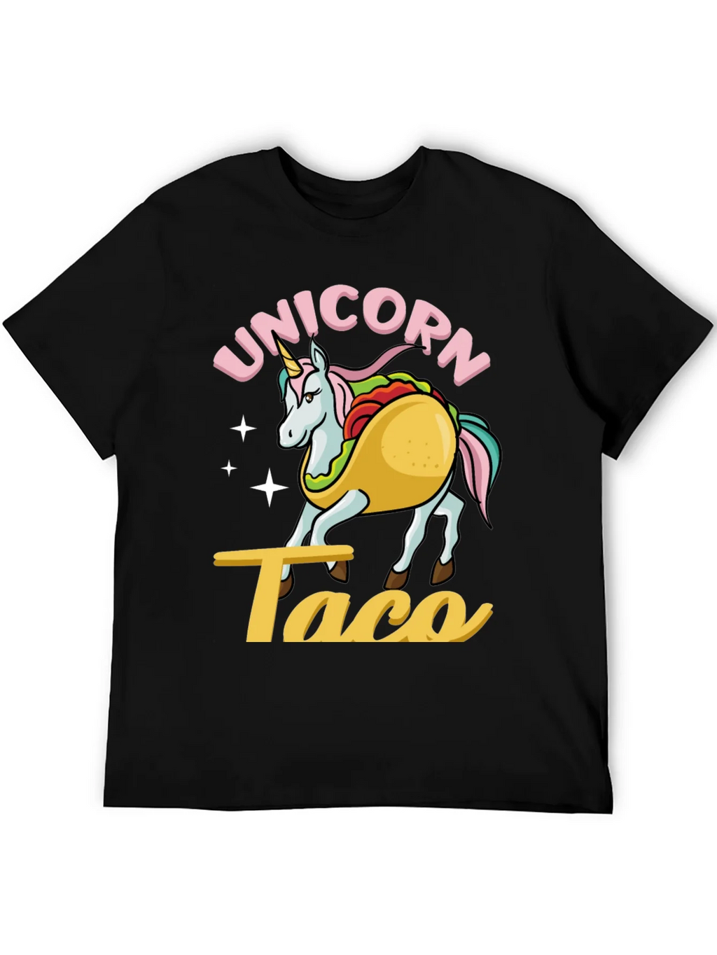 Unicorn Taco Graphic T-Shirt - Novelty Funny Food Tee product image 5