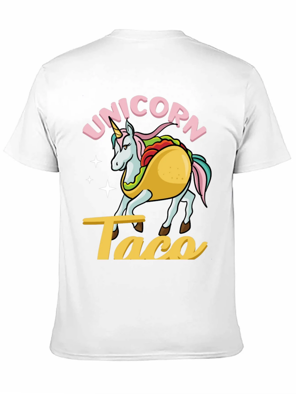 Unicorn Taco Graphic T-Shirt - Novelty Funny Food Tee product image 10