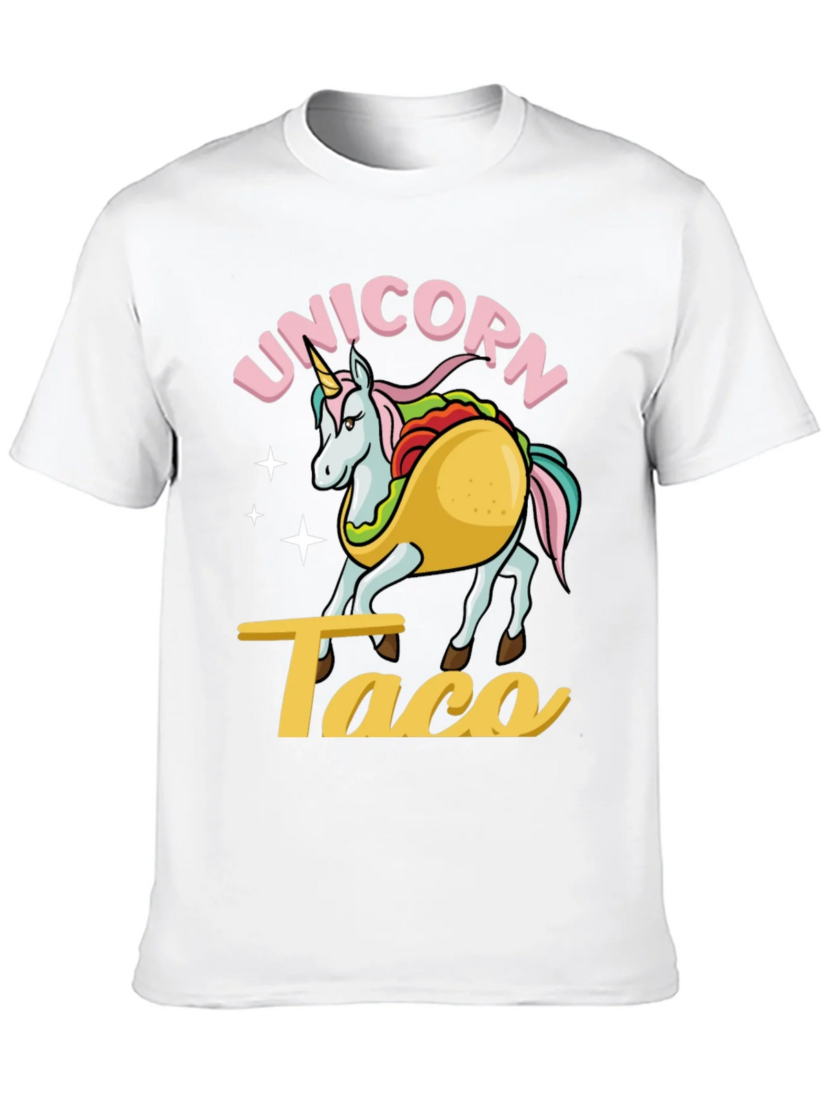 Unicorn Taco Graphic T-Shirt - Novelty Funny Food Tee product image 9