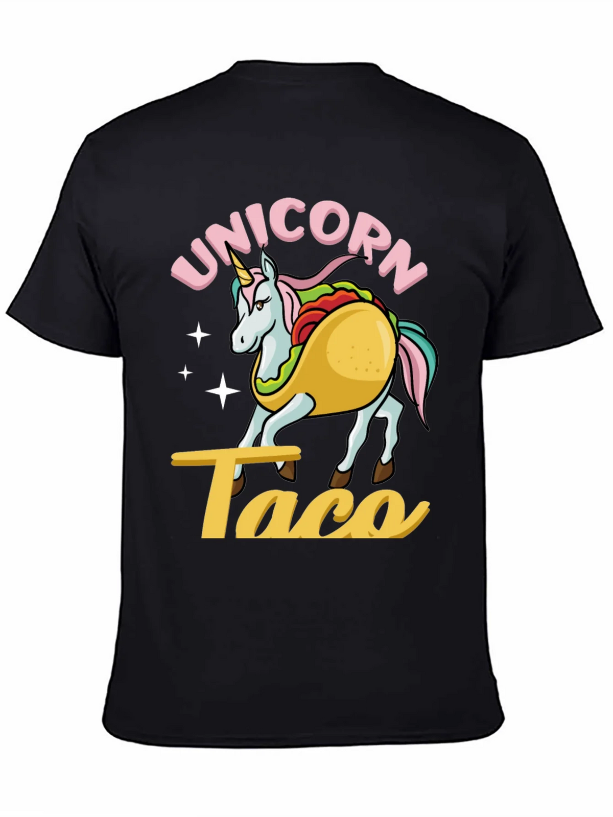 Unicorn Taco Graphic T-Shirt - Novelty Funny Food Tee product image 4