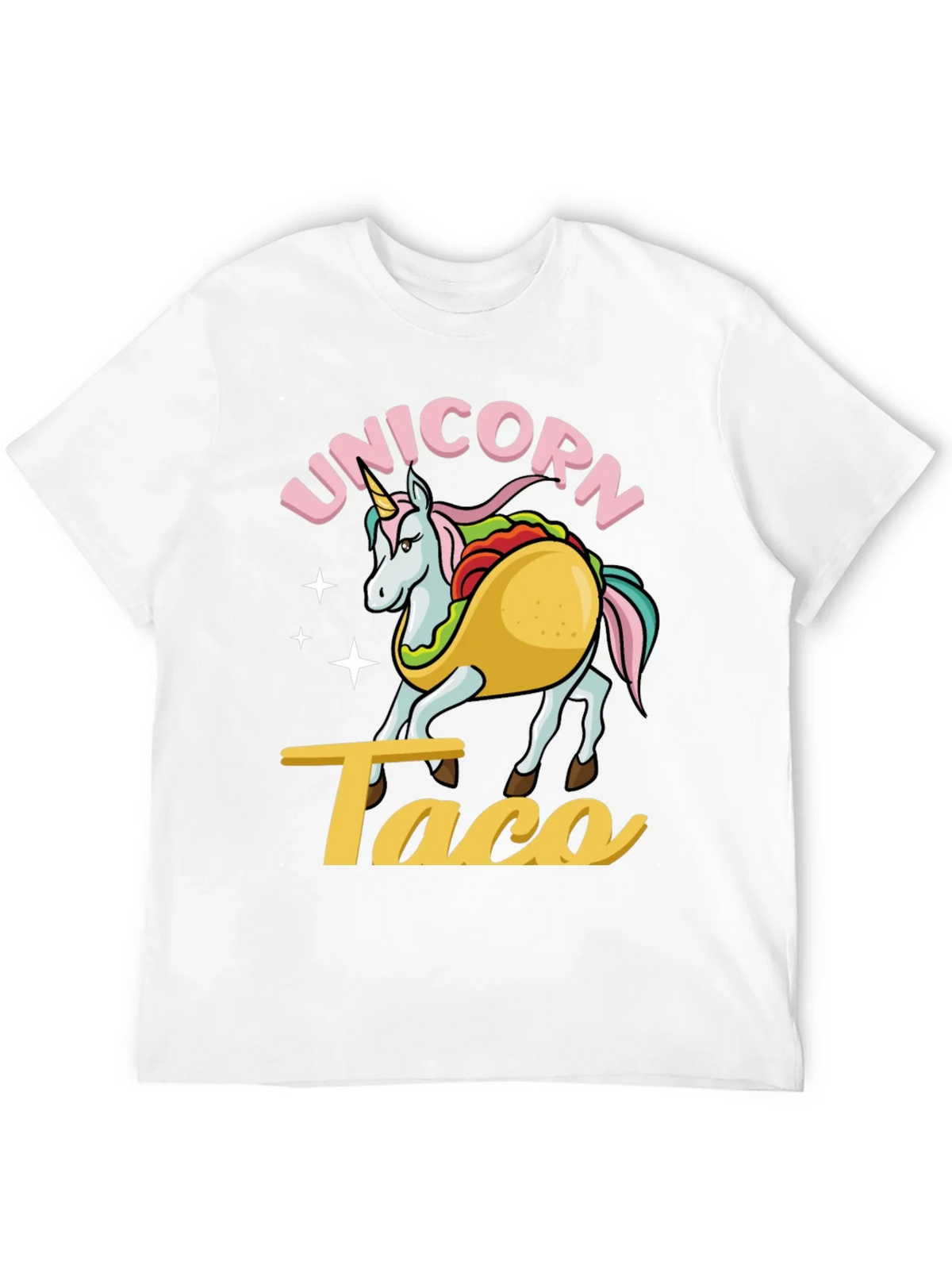 Unicorn Taco Graphic T-Shirt - Novelty Funny Food Tee product image 11