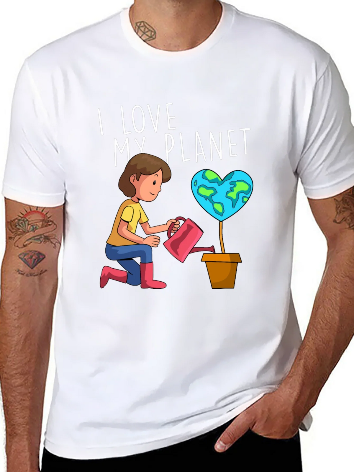 I Love My Planet Graphic Tee - Earth Day Shirt product image 7