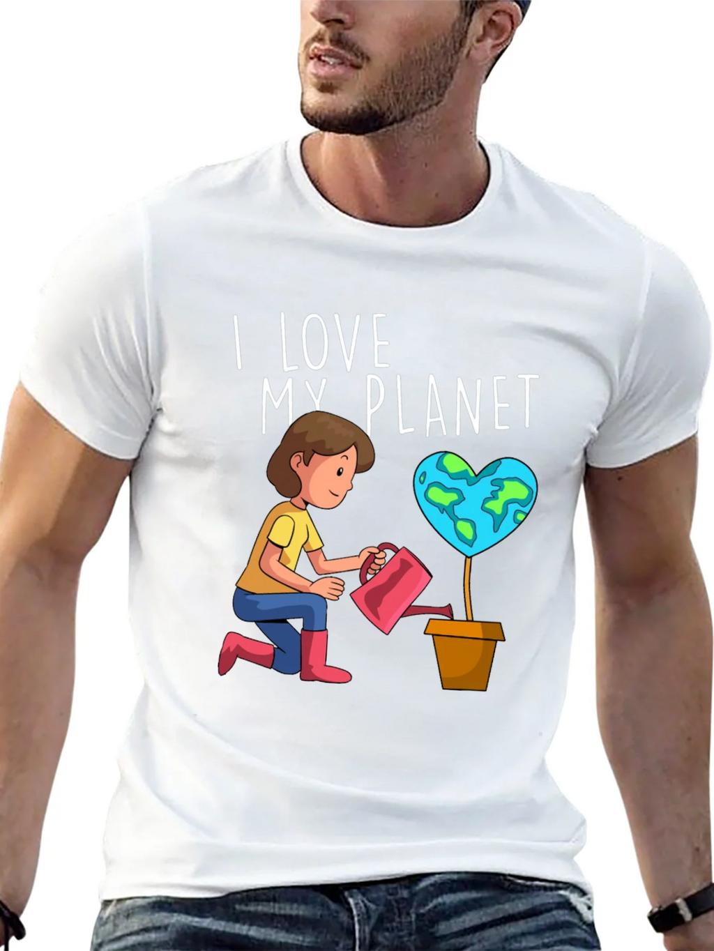 I Love My Planet Graphic Tee - Earth Day Shirt product image 11