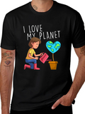 I Love My Planet Graphic Tee - Earth Day Shirt product image 1