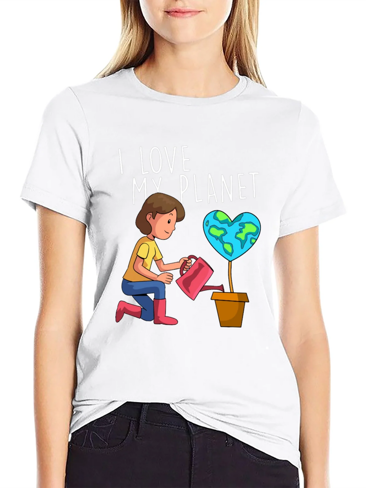 I Love My Planet Graphic Tee - Earth Day Shirt product image 8
