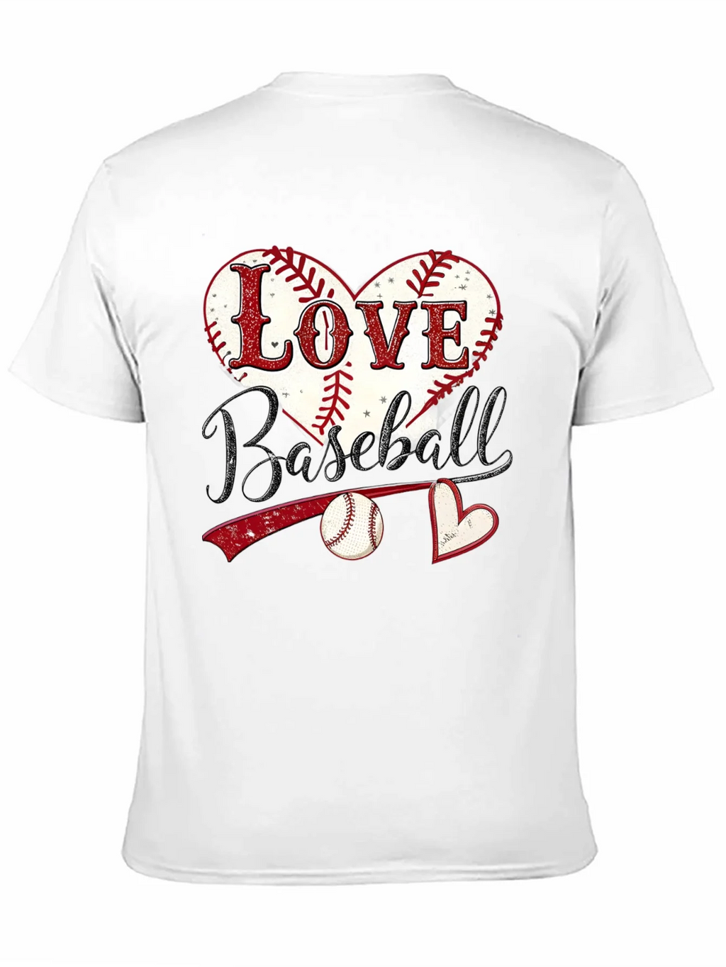Love Baseball Graphic T-Shirt product image 9