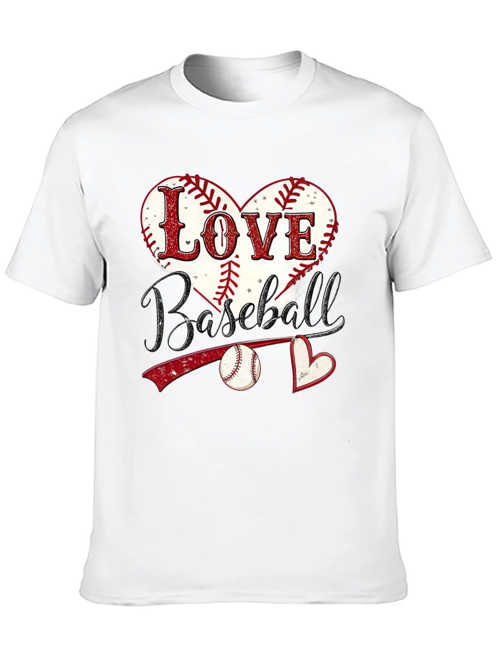 Love Baseball Graphic T-Shirt product image 8