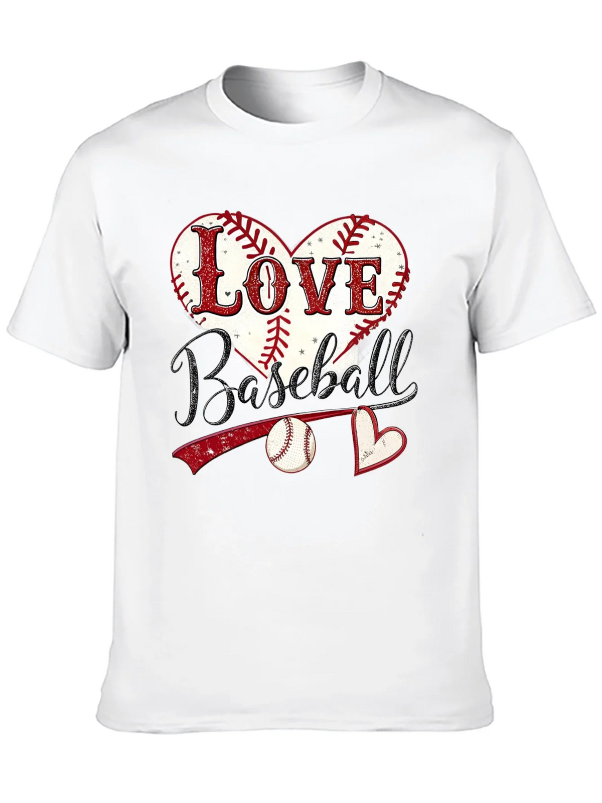 Love Baseball Graphic T-Shirt product image 8