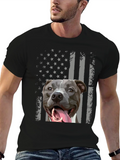 American Pitbull Flag T-Shirt product image 1