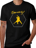 Dancing Couple Graphic Tee - Stylish Black T-Shirt product image 1