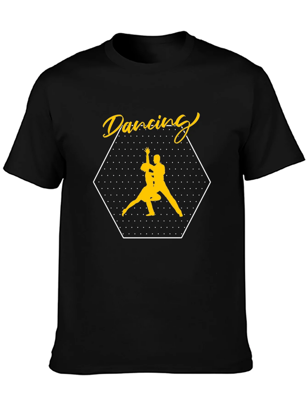 Dancing Couple Graphic Tee - Stylish Black T-Shirt product image 3