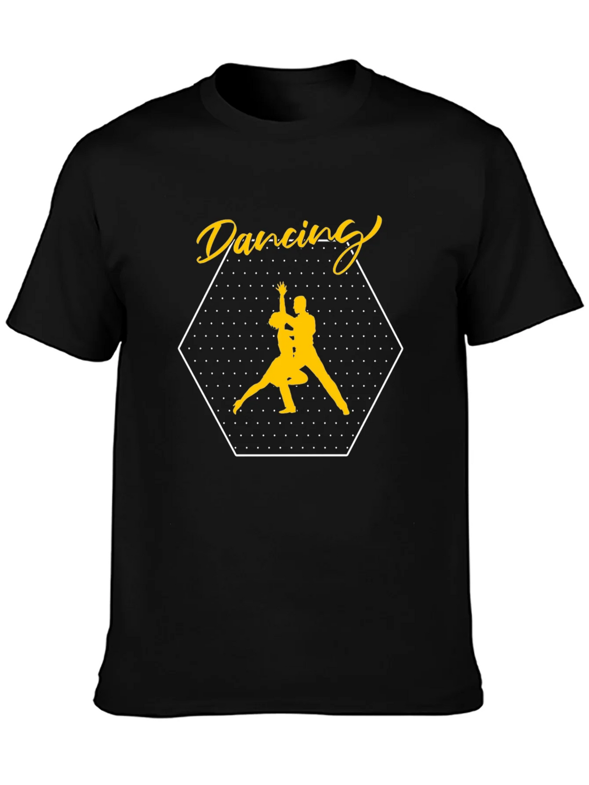Dancing Couple Graphic Tee - Stylish Black T-Shirt product image 3