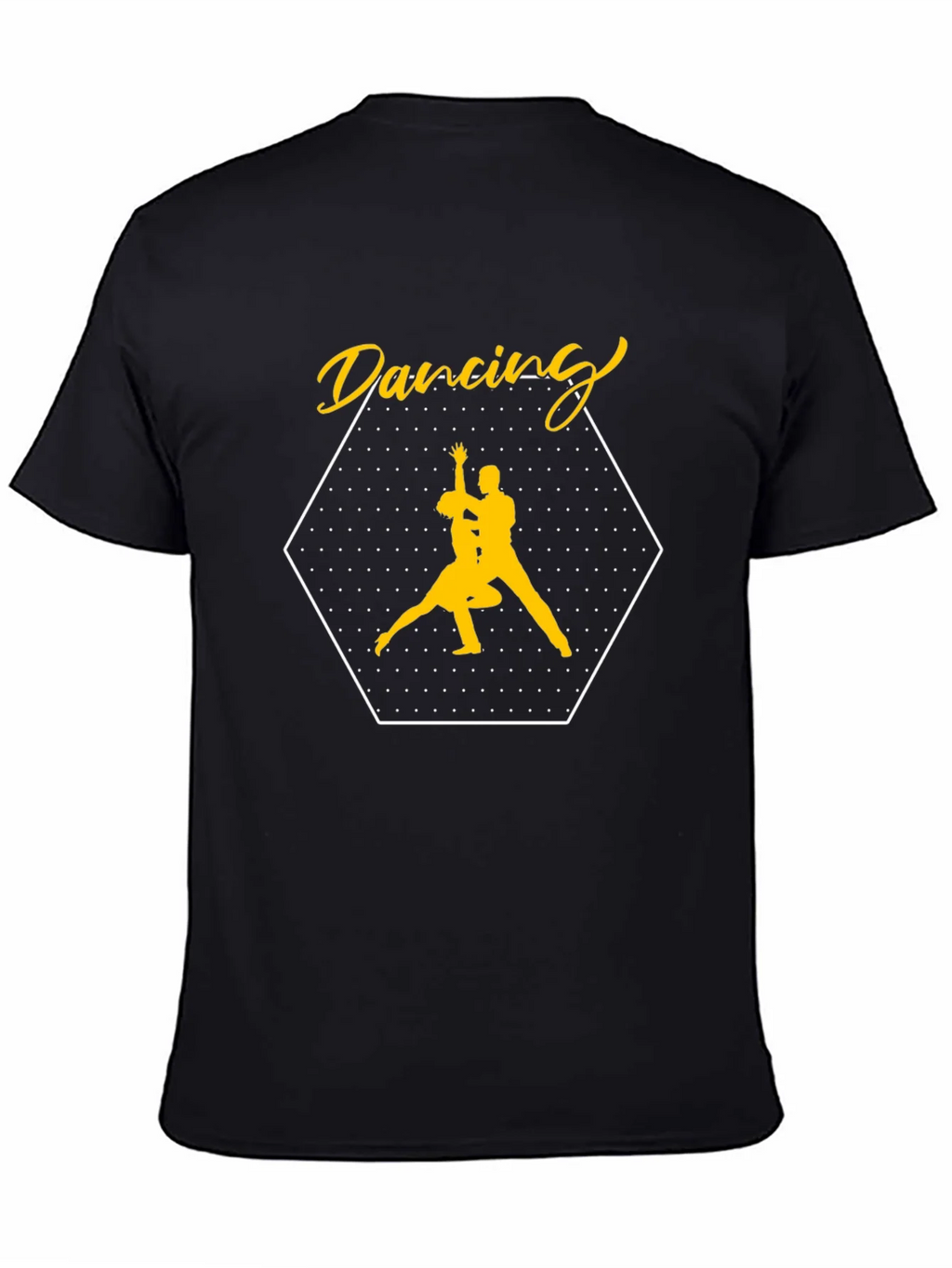 Dancing Couple Graphic Tee - Stylish Black T-Shirt product image 4