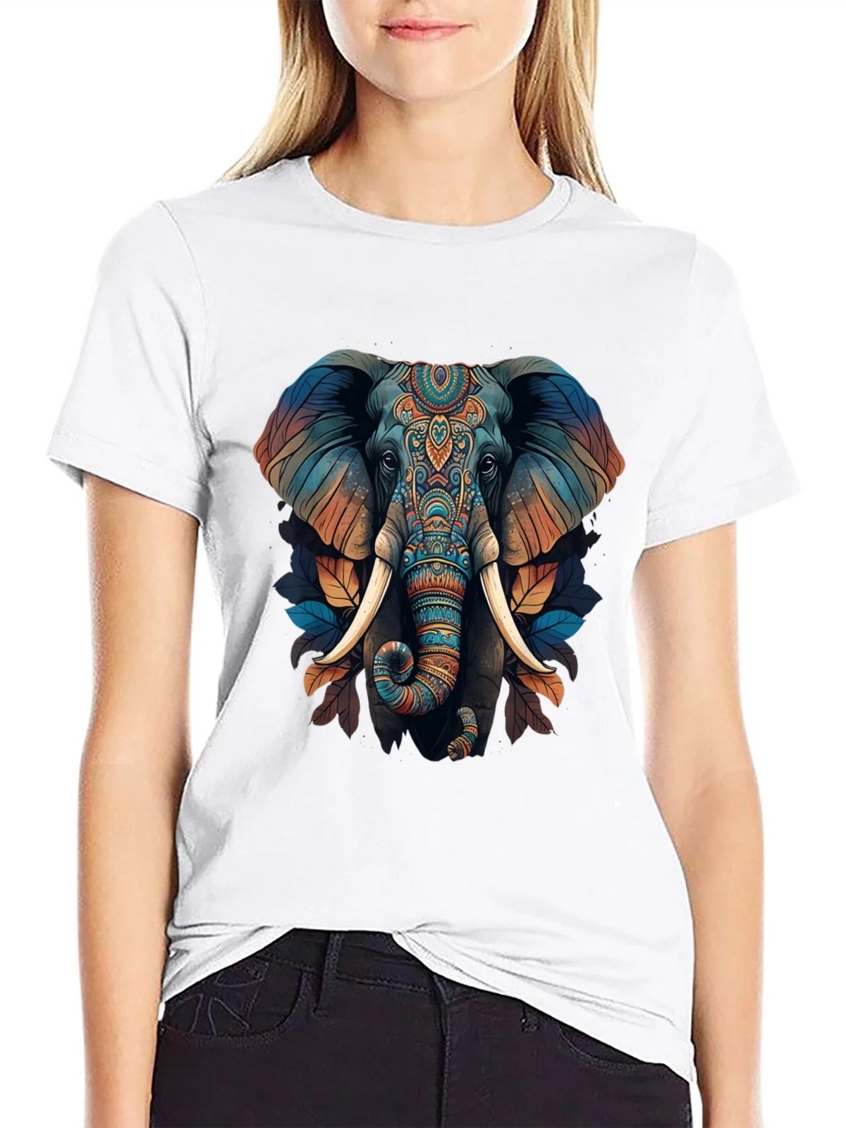 Elephant Graphic Print T-Shirt - Stylish Mens Tee product image 5