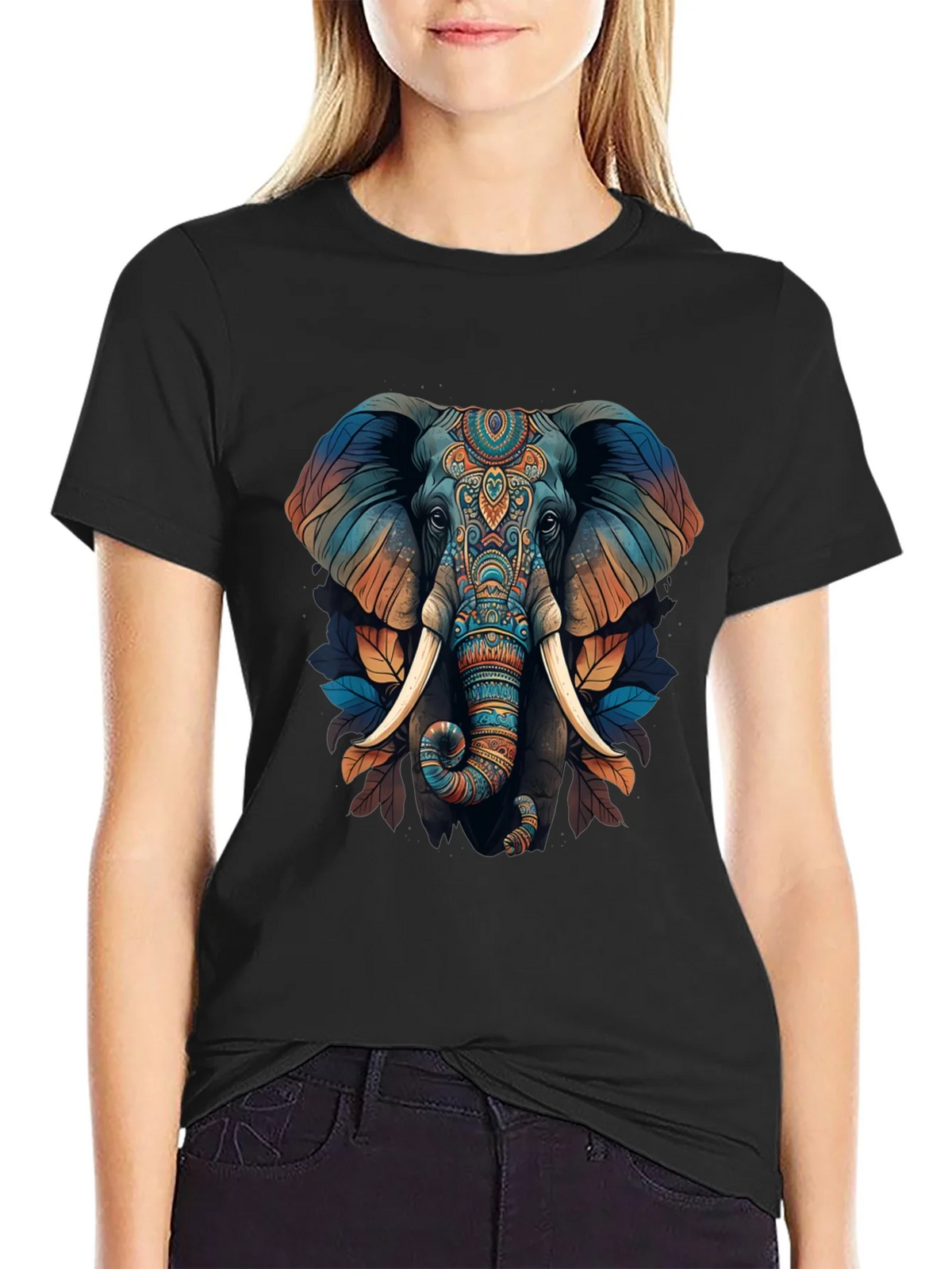 Elephant Graphic Print T-Shirt - Stylish Mens Tee product image 2