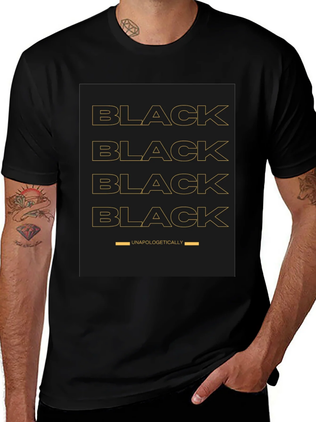 Unapologetically Black Graphic Tee product image 1