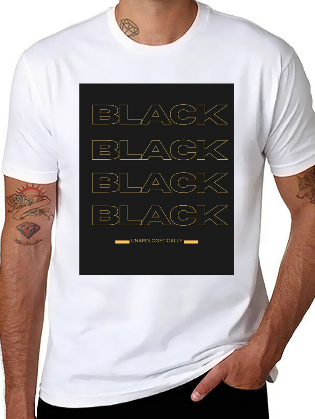 Unapologetically Black Graphic Tee product image 7